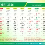 Kalender Mei 2026: Rincian Tanggal Merah, Libur Nasional, Cuti Bersama, dan Weton Jawa