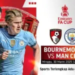 RCTI Siapkan Live Streaming Eksklusif: Bournemouth vs Manchester City di Layar Lebar dan Digital