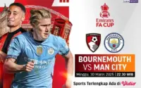 RCTI Siapkan Live Streaming Eksklusif: Bournemouth vs Manchester City di Layar Lebar dan Digital