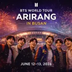 BTS Arirang World Tour Menggebrak Busan: V Tampil dengan Rambut Cokelat, Konser 13th Anniversary & Tiket Terjual Habis di Jakarta
