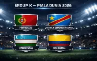 Drama Grup K dan L Piala Dunia 2026: Portugal vs Uzbekistan dan Inggris vs Ghana Mengguncang Malam Ini