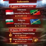 Jadwal Lengkap Timnas Indonesia: FIFA Matchday vs Mozambik dan Semifinal AFF U19 2026