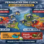 Prakiraan Cuaca Nasional 16 Juni 2026: Hujan Lebat, Angin Kencang, dan Dampak Musim Pancaroba di Kalteng