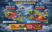 Prakiraan Cuaca Nasional 16 Juni 2026: Hujan Lebat, Angin Kencang, dan Dampak Musim Pancaroba di Kalteng