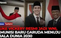 Luke Vickery Resmi Jadi WNI, Target Besar Bawa Garuda ke Piala Dunia 2030